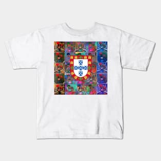 Portuguese folk art Kids T-Shirt